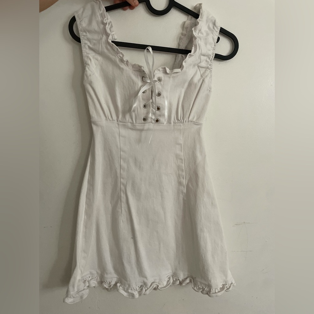 UNIF White Mini Dress
